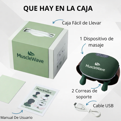 MuscleWave™  Masajeador portátil